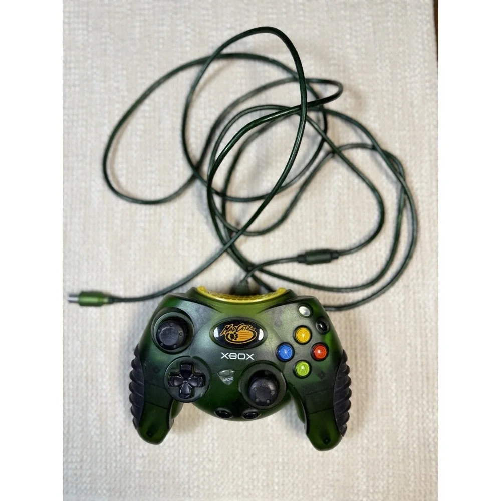 MadCatz Original Xbox Pad Pro Controller 4526 Translucent Green Wired Work‎ 2001